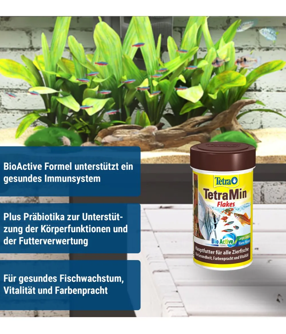 Tetra Fischfutter Min Flakes
