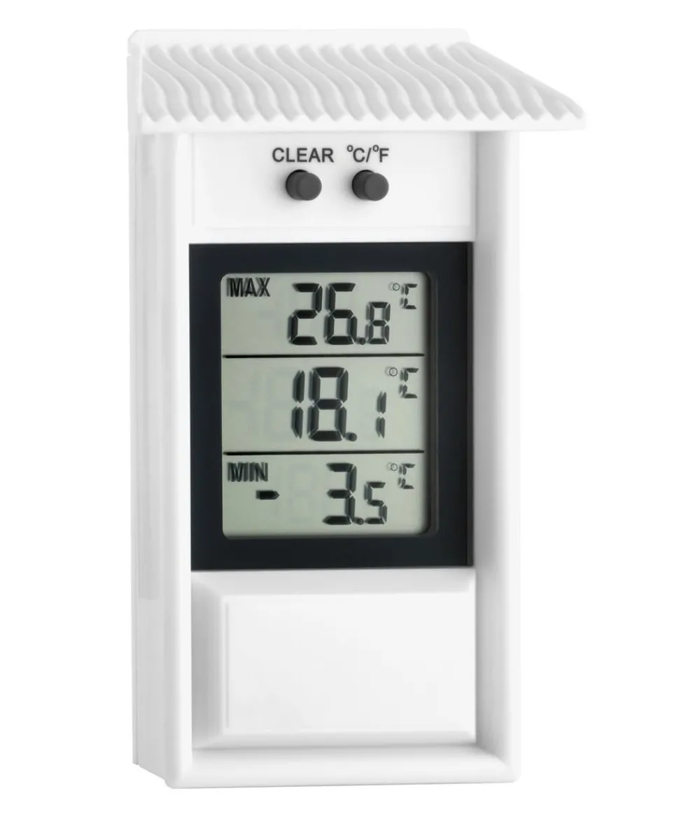 TFA Digitales Maxima-Minima-Thermometer Weiß Best