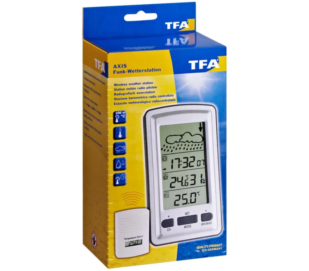 TFA Mehr Haushaltshelfer - Funk-Wetterstation Axis
