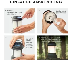 Thermacell Mückenabwehr Laterne ohne Wirkstoff, 1 Stk. Schwarz Discount