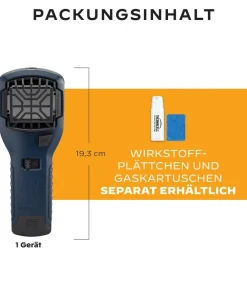 Thermacell Mückenabwehr Proactive Handgerät ohne Wirkstoff, 1 Stk. Anthrazit New