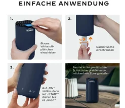Thermacell Insektenschutz & Fallen - Mückenabwehr Protect ohne Wirkstoff, 1 Stk. Anthrazit