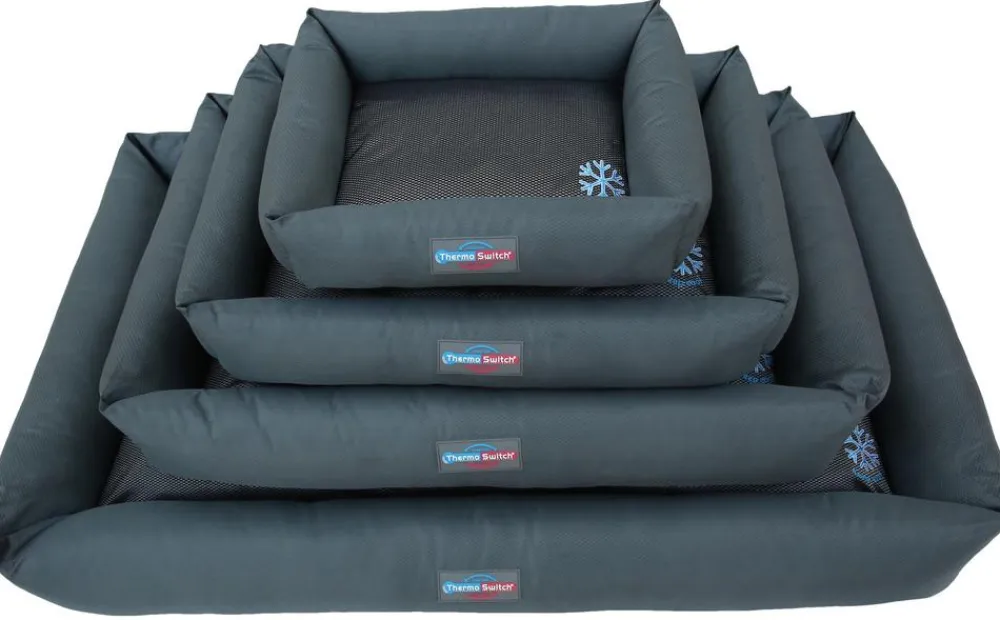 Thermo Switch® Hundebetten & Körbe - Therowitch® Hautierbett Korfu, rechteckig, Grau