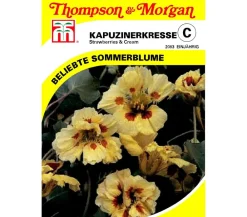 Thompson & Morgan Samen Kapuzinerkresse 'Strawberries & Cream' Gelb Outlet