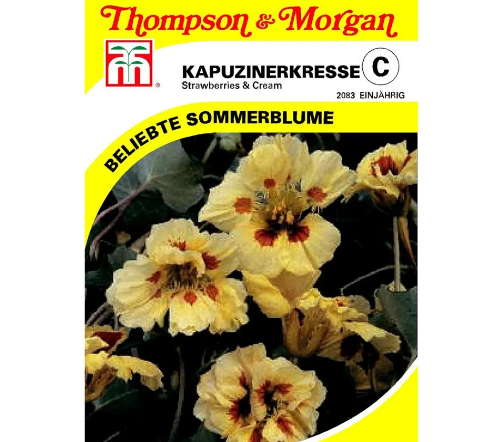 Thompson & Morgan Samen Kapuzinerkresse 'Strawberries & Cream' Gelb Outlet
