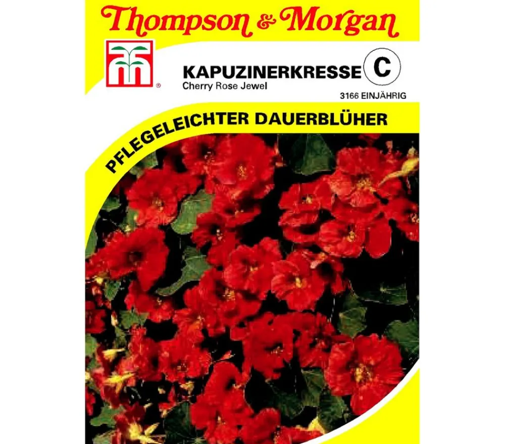 Thompson & Morgan Samen Kapuzinerkresse 'Cherry Rose Jewel' Rot New