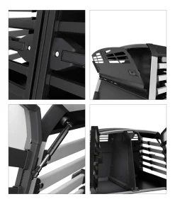 THULE® Allax Double L Compact Hundetransportbox, ca. B96/H69/T87-93 cm Clearance