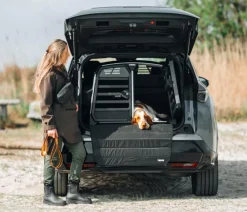 THULE® Allax Double M Compact Hundetransportbox, ca. B93/H65/T82-90 cm New