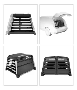 THULE® Allax Double S Hundetransportbox, ca. B90/H58/T72-80 cm Discount