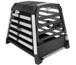 THULE® Hundetransportboxen - Allax threshold compatible M Compact Hundetransportbox für Fahrzeuge mit Ladekante, ca. B65/H65/T77-82 cm