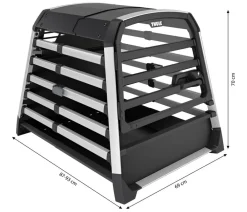 THULE® Allax threshold compatible L Compact Hundetransportbox für Fahrzeuge mit Ladekante, ca. B69/H70/T87-93 cm Online