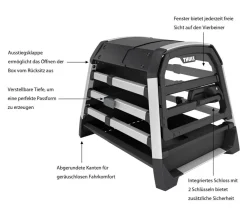 THULE® Allax threshold compatible XS Hundetransportbox für Fahrzeuge mit Ladekante, ca. B50/H50/T66-72 cm Discount