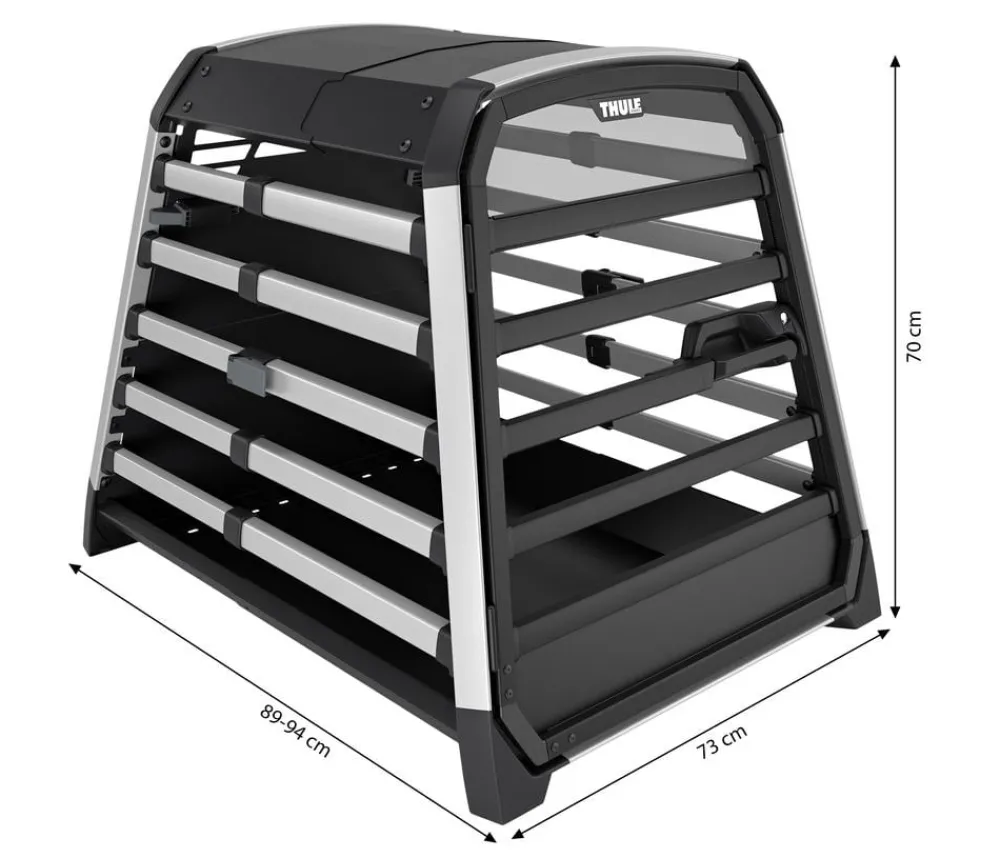 THULE® Allax XL Compact Hundetransportbox, ca. B73/H70/T89-94 cm Best