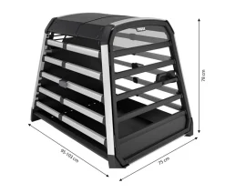 THULE® Hundetransportboxen - Allax XXL Compact Hundetransportbox, ca. B75/H78/T95-103 cm