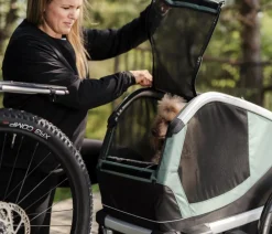 THULE® Mehr Transport & Unterwegs > Bexey Hunde-Fahrradanhänger, Hazy Green