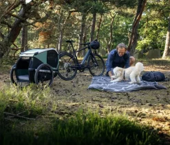 THULE® Mehr Transport & Unterwegs > Bexey Hunde-Fahrradanhänger, Hazy Green
