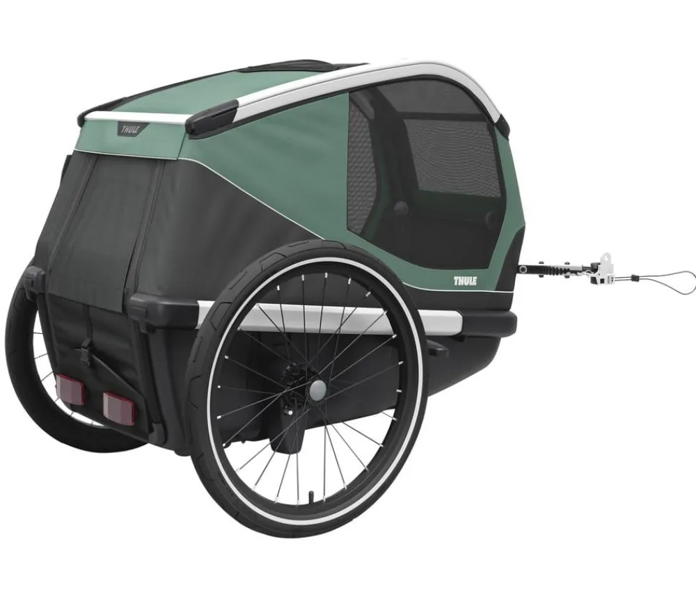 THULE® Mehr Transport & Unterwegs - Bexey Hunde-Fahrradanhänger, Hazy Green Grün