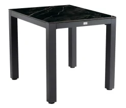 Tierra Outdoor Gartentisch Briga, ca. B80/H74/T80 cm Schwarz Online