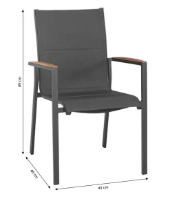Tierra Outdoor Stapelstühle|Gartenstühle Aluminium > Stapelstuhl Foxx