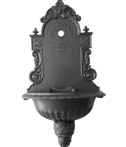 tomco Gartenbrunnen > Aluminium-Wandbrunnen Wiener Bassena, ohne Hahn, ca. 87 cm