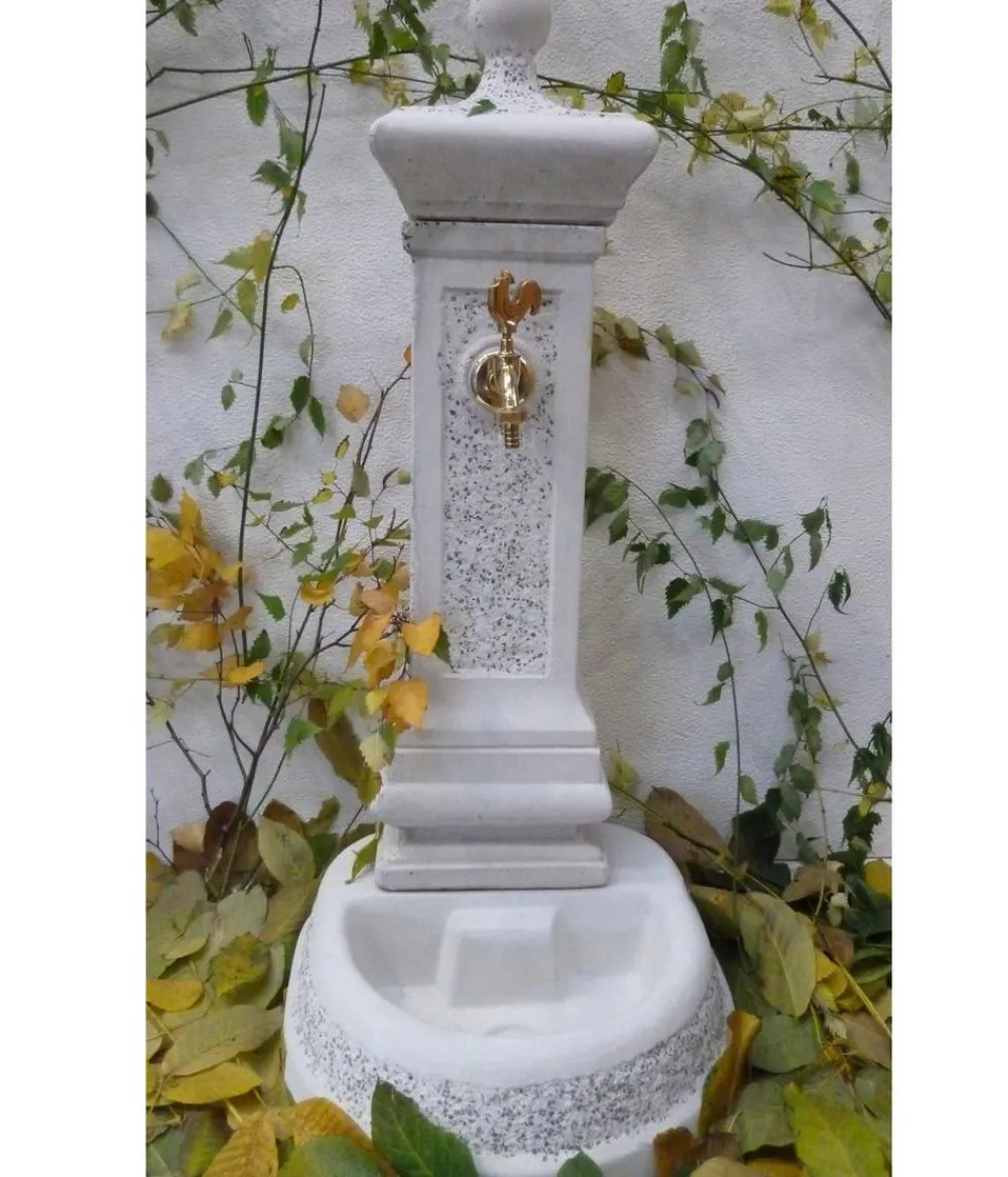tomco Messing-Wasserhahn Gockel 1/2, ohne Rosette Gold Discount