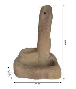 tomco Gartenbrunnen - Stein-Gartenbrunnen Kreta, ca. H82 cm Braun