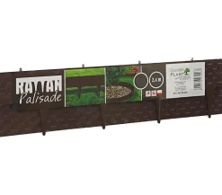 Tomsche Textil Mähkanten & Beetkanten > Rattan-Rasenkante, 2,4 m