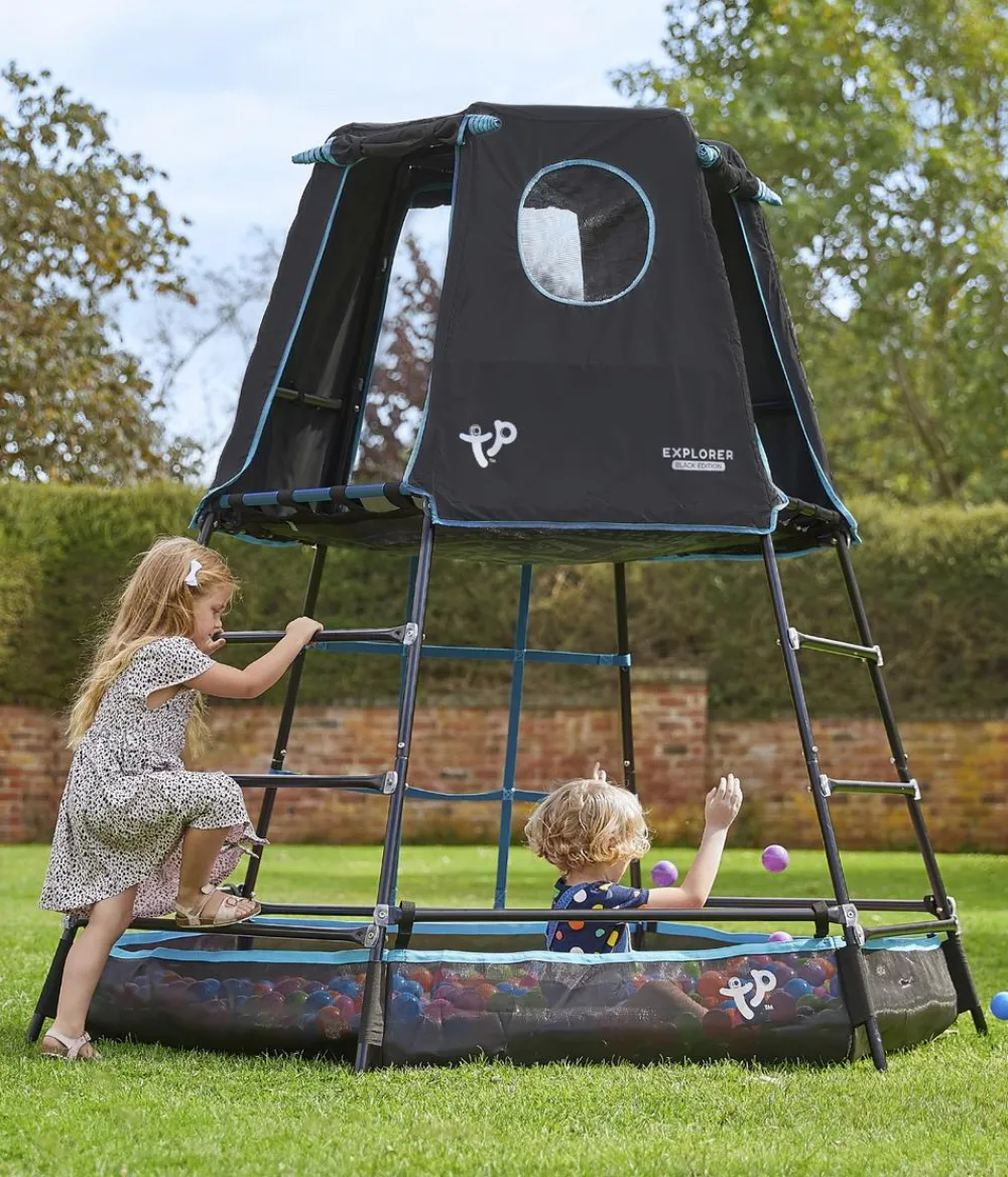 TP Toys Klettergerüst Explorer, ca. B208/H201/T208 cm Schwarz Discount