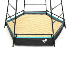 TP Toys Gartenspielgeräte - Spielturm Explorer, ca. B208/H201/T306 cm Schwarz
