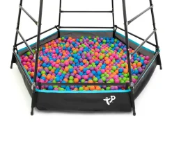 TP Toys Gartenspielgeräte - Spielturm Explorer, ca. B208/H201/T306 cm Schwarz