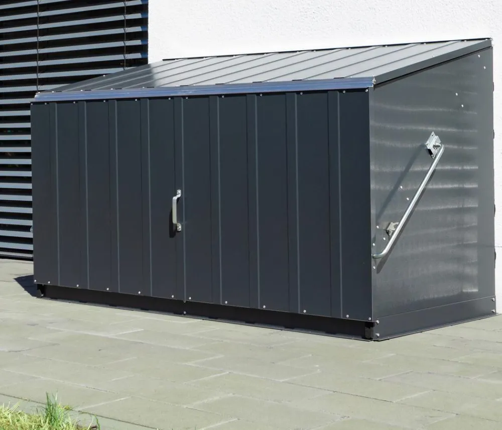 Trimetals Gartenschränke & Minigaragen > Aufbewahrungsbox Storeguard, ca. B196/H113/T89 cm