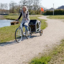 Trixie Mehr Transport & Unterwegs - Anhängerkupplung für Hunde-Fahrradanhänger, , ca. B6,3/H0,5/T3,2 cm Schwarz