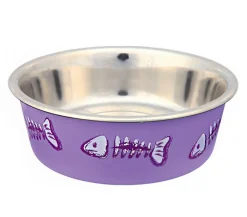 Trixie Edelstahlnapf mit Kunststoffmantel, 0,25 ml Best