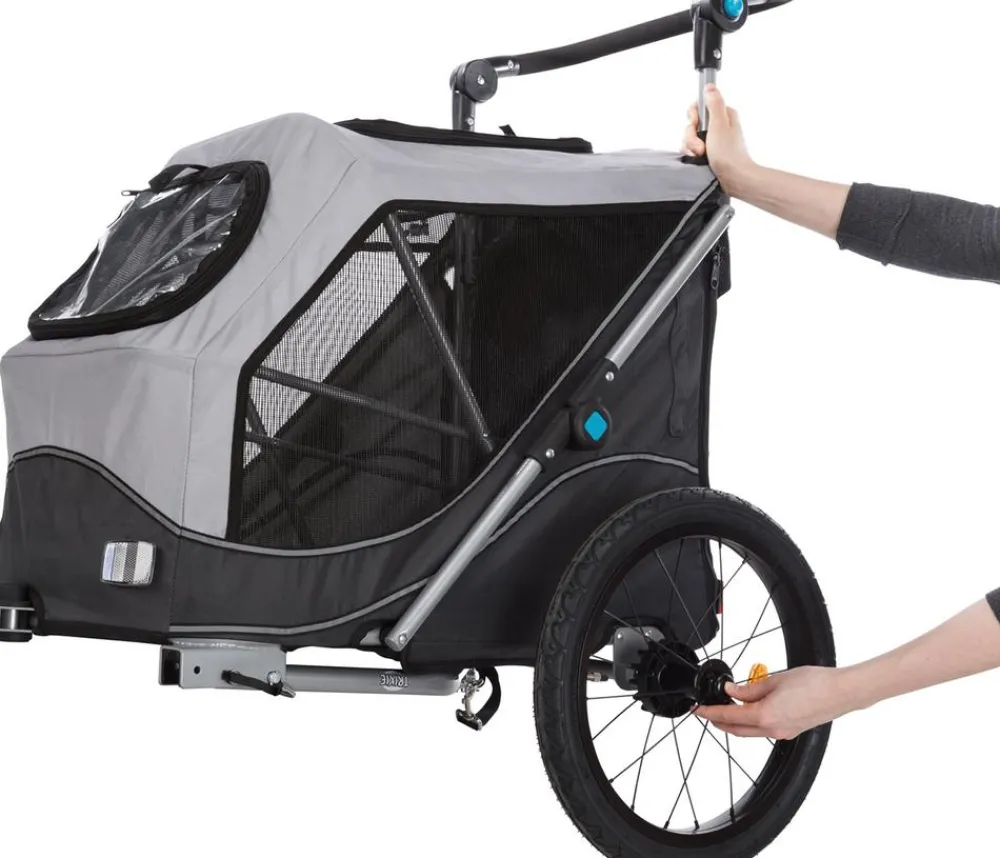 Trixie Mehr Transport & Unterwegs - Fahrradanhänger für den Hund,