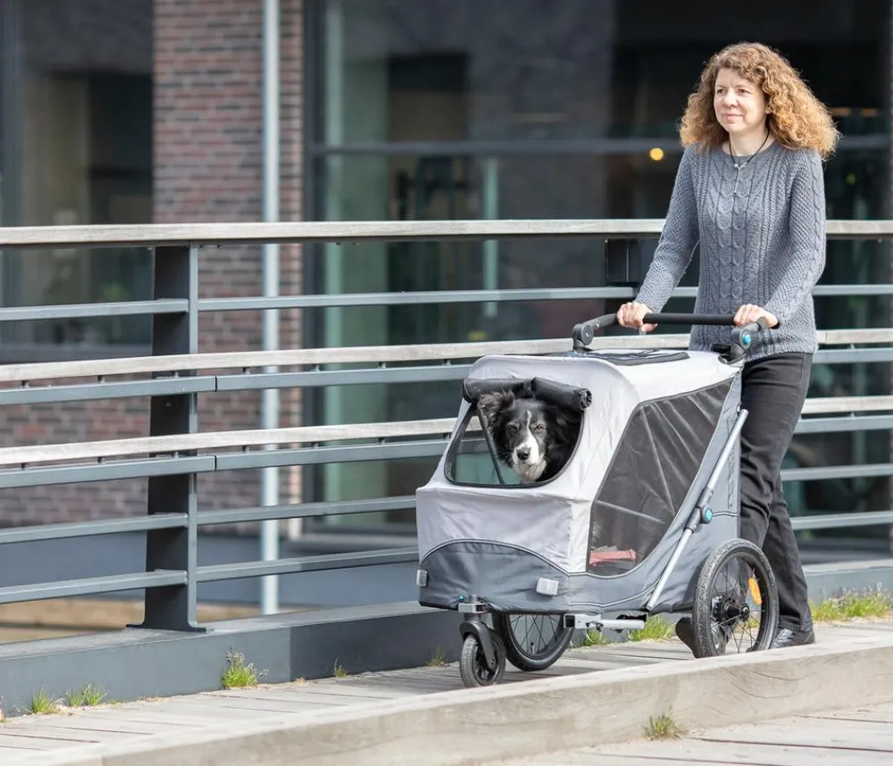 Trixie Mehr Transport & Unterwegs - Fahrradanhänger für den Hund,