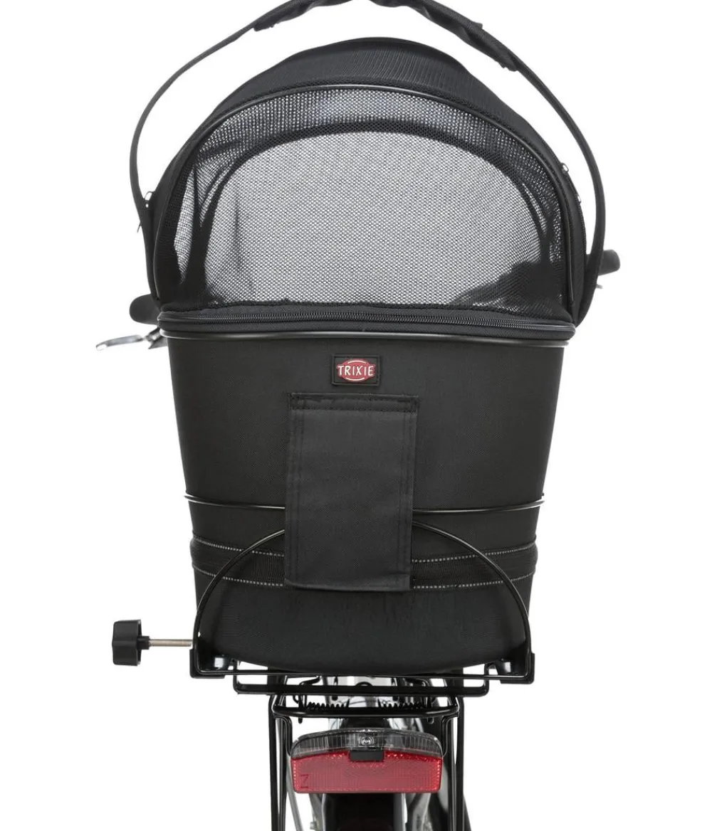 Trixie Fahrradkorb für Gepäckträger, ca. B29/H42/T48 cm Schwarz Outlet