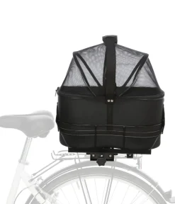 Trixie Fahrradkorb für Gepäckträger, ca. B29/H42/T48 cm Schwarz Outlet