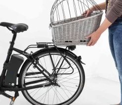 Trixie Fahrradkorb für Gepäckträger, ca. B35/H49/T55 cm Grau Online