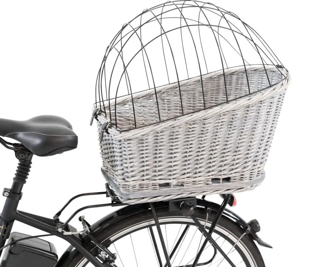 Trixie Fahrradkorb für Gepäckträger, ca. B35/H49/T55 cm Grau Online