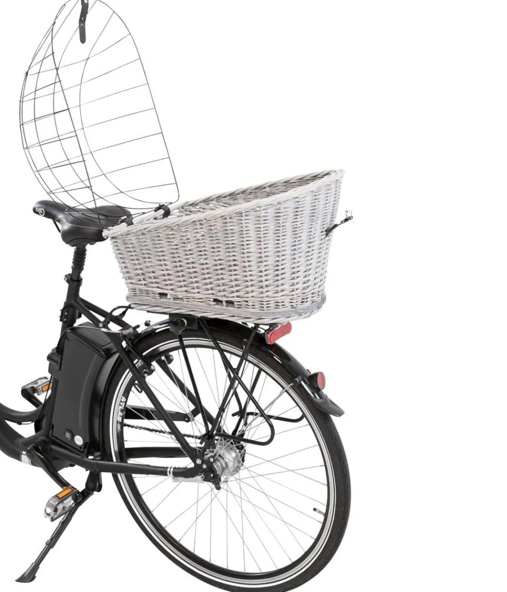 Trixie Fahrradkorb für Gepäckträger, ca. B35/H49/T55 cm Grau Online