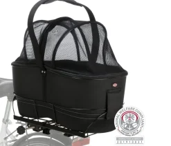 Trixie Fahrradkorb Long für Gepäckträger, ca. B29/H49/T60 cm Schwarz Sale