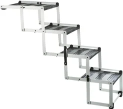 Trixie Falt-Treppe, , ca. B37/H60-70/T140-160 cm Grau Clearance
