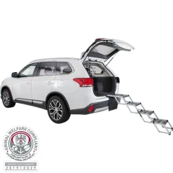Trixie Falt-Treppe, , ca. B37/H60-70/T140-160 cm Grau Clearance