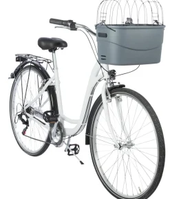 Trixie Mehr Transport & Unterwegs - Front-Fahrradkorb, ca. B39/H42/T30 cm Grau