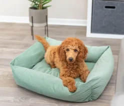 Trixie Hundebetten & Körbe|Katzenbetten & Katzenkissen - Hundebett Alena, rechteckig Grün