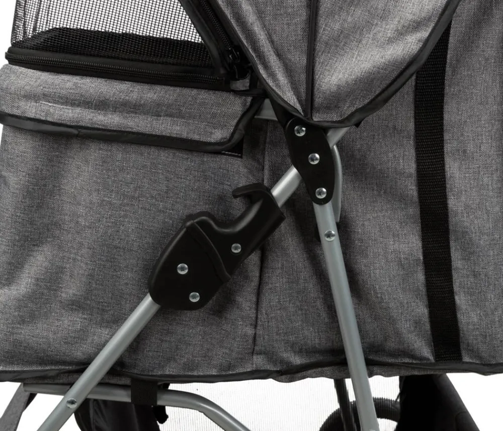 Trixie Mehr Transport & Unterwegs - Hunde-Buggy, Grau