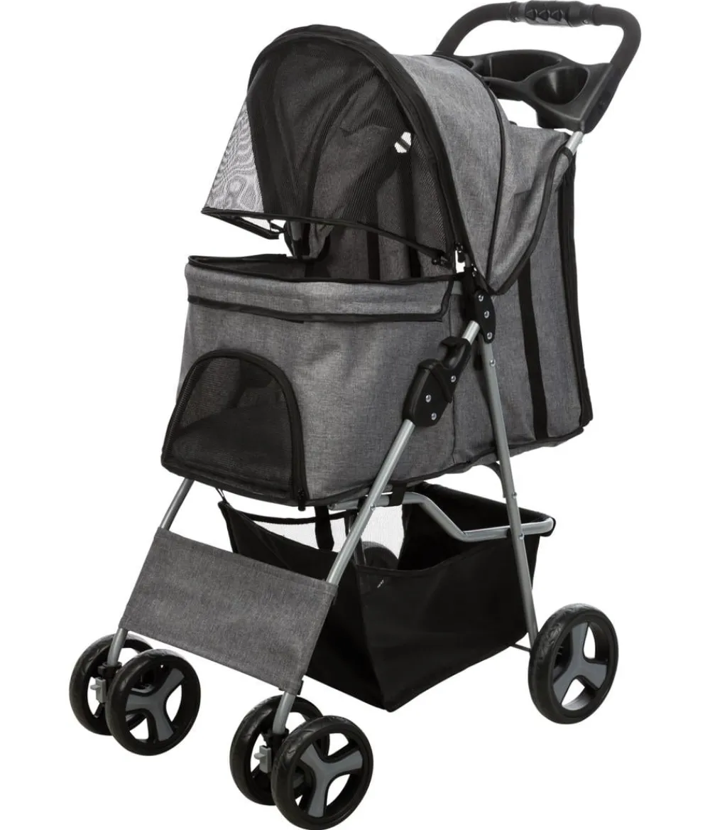 Trixie Mehr Transport & Unterwegs - Hunde-Buggy, Grau