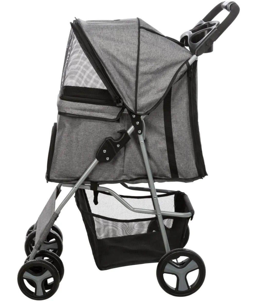 Trixie Mehr Transport & Unterwegs - Hunde-Buggy, Grau