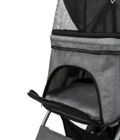Trixie Mehr Transport & Unterwegs - Hunde-Buggy, Grau