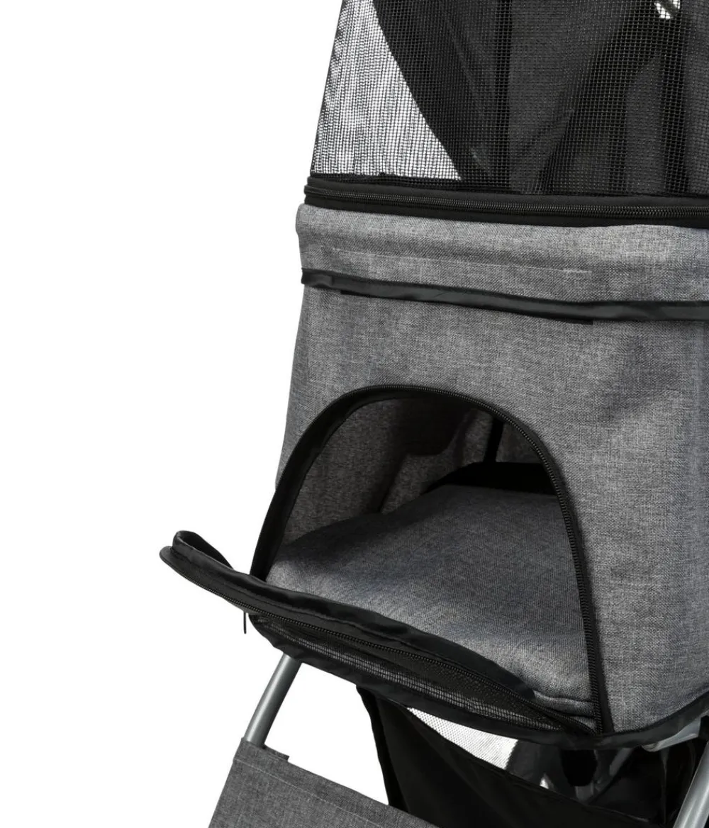 Trixie Mehr Transport & Unterwegs - Hunde-Buggy, Grau